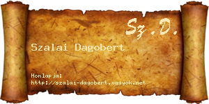Szalai Dagobert névjegykártya